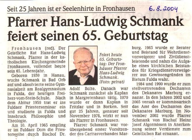 Bericht der Marburger Neuen Zeitung 